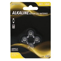 E-Circuit Alkaline Button Cell Battery, 4-Piece Pack — Dollar Tree