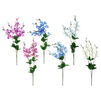 Floral Garden 4-Stem Faux Wisteria Bushes, 17 in. — Dollar Tree