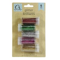Crafter's Square Fine Glitter Shakers, Assorted Colors — Dollar Tree