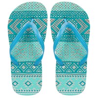 Girls' Tribal Print Rubber Flip Flops — Dollar Tree (SKU 270819)