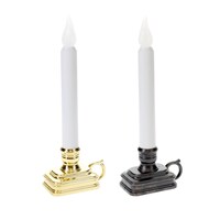 LED Window Candle with Metallic Base, 1 Count. — Dollar Tree
