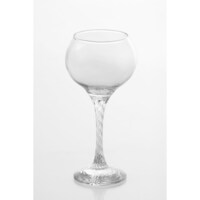 Elegant Twisted Stem Burgundy-Style Wine Glasses, 9.5 oz. — Dollar Tree penny item
