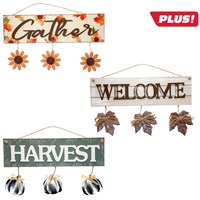 Harvest Themed MDF Wall Signs — Dollar Tree (SKU 332222)