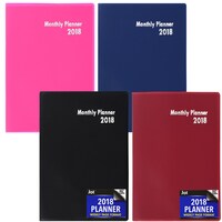 Jot 2018 Professional Monthly Planners with Vinyl Covers — Dollar Tree (SKU 258339)