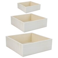 Crafters Square Assorted Wood Box, 1 Count. — Dollar Tree