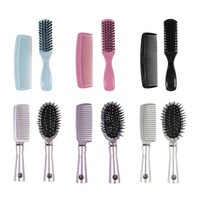 Plastic Hairbrush & Comb Sets, 2-Count. Packs — Dollar Tree