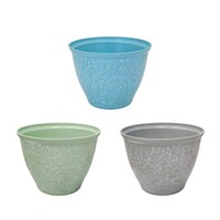 Floral Scroll Planter, 1-Count. — Dollar Tree