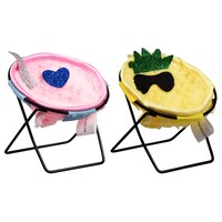 Colorful Polyester Chair Phone Stands, 4x4x3.75 in. — Dollar Tree