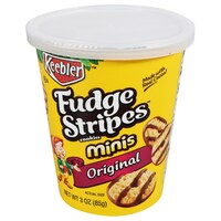 Keebler Fudge Stripes Minis, 3-oz. Cups — Dollar Tree (SKU 250692)