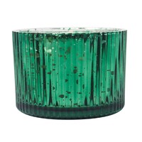 Green Ribbed Candle Jar, 1-Count. — Dollar Tree