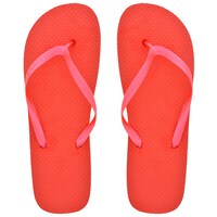 Ladies' Solid-Color Red Rubber Flip-Flops — Dollar Tree (SKU 251961)