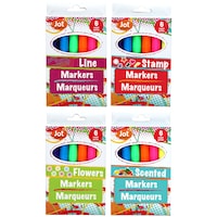 Jot Assorted Novelty Markers, 6-Count. Packs — Dollar Tree