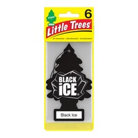 Little Trees Black Ice Air Freshener, 6-Piece Pack. — Dollar Tree