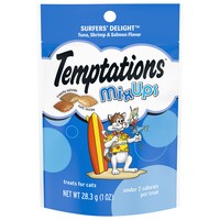 Temptations Mixups Surfer's Delight Seafood-Flavor Cat Treats, 1-oz. — Dollar Tree