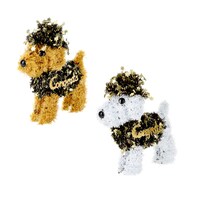 Graduation 3D Tinsel Dogs and Unicorns Décor, 1 Count. — Dollar Tree