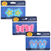 Luminessence Battery-Operated LED Summer Tealight Candles, 2-ct. Packs — Dollar Tree penny item