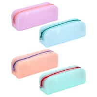 Colorful Zipper Pencil Case, 1 Count. — Dollar Tree