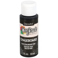 DecoArt Crafter's Acrylic Black Chalkboard Paint, 1-Count. — Dollar Tree