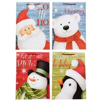 Voila Extra-Large Whimsical Christmas Gift Bags, 17x12x5 in. — Dollar Tree