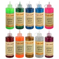 Crafter's Square Washable Glitter Glue, 3.89-oz. Bottles — Dollar Tree