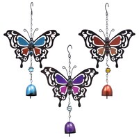 Metal Butterfly Bell Wind Chimes, 13 in. — Dollar Tree (SKU 248168)