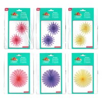 Seasonal Collection Colorful Hanging Decorations, Assorted Colors, 2-Piece Pack. — Dollar Tree
