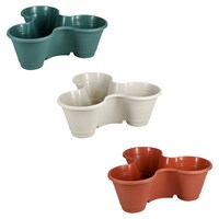 14-in. Plastic Stackable 3-Pot Planters — Dollar Tree