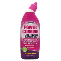 Homebright Power Clinging Pink Grapefruit-scented Toilet Bowl Cleaner Gel, 14.5 oz — Dollar Tree