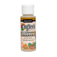 DecoArt Crafter's Acrylic Glitter Paint, 1-Count. — Dollar Tree