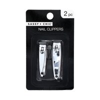 Sassy + Chic Nail Clippers, Assorted Sizes, 2-Piece Pack. — Dollar Tree