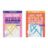 Kappa Large Print Bible Word-Finds Puzzle Books — Dollar Tree
