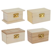 Crafter's Square Small Wooden Gift Boxes, 2x3.5x2 in. — Dollar Tree
