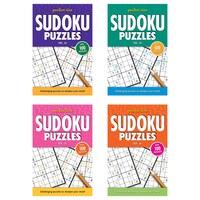 Papp Puzzles Pocket-Sized Sudoku Activity Books — Dollar Tree