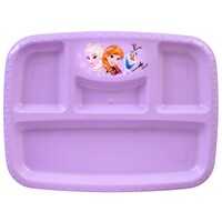 Disney Frozen Plastic 4-Section Plates — Dollar Tree (SKU 253250)