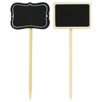 Bulk Floral Garden Chalkboard Wooden Stakes 7 875x4 25 In