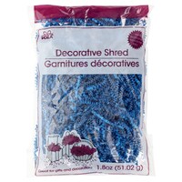 Voila Royal Blue Decorative Shredded Paper, 1.8 oz. Bags — Dollar Tree