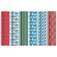 Whimsy Christmas Wrapping Paper, 30-in. x 40-ft. Rolls — Dollar Tree