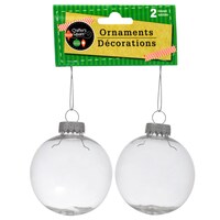 DT Clear Ball Ornaments