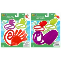 Novelty World Sticky toys, Assorted Designs, 3-Piece Pack. — Dollar Tree