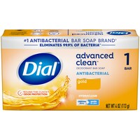 Dial Advanced Clean Gold Antibacterial Bar Soap, 1-Count. Box — Dollar Tree