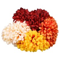Floral Garden 5-Stem Artificial Mum Bushes, 13 in. — Dollar Tree