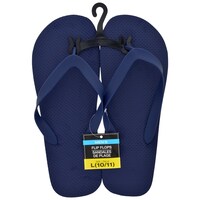 Men's Navy Blue Rubber Flip-Flops — Dollar Tree (SKU 237525)