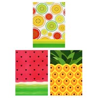 Fruit Patterned Notebooks, 80 Pages — Dollar Tree (SKU 289324)