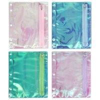 Jot Back-to-School 5-hole Pencil Pouch, Assorted Colors, 1 Count. — Dollar Tree