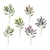 Floral Garden Artificial Eucalyptus Stem Flower Bush, 1-Count. — Dollar Tree