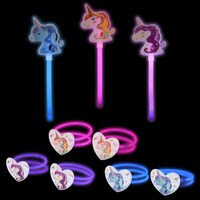 Air Glow Unicorn Bracelet and Wand Sets — Dollar Tree