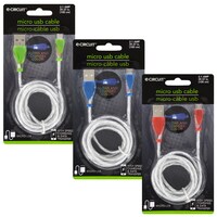 E-Circuit Color-Changing LED Micro USB Cables — Dollar Tree (SKU 259541)