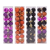 Halloween Themed Glitter Ornaments, 16-Count. Packs — Dollar Tree