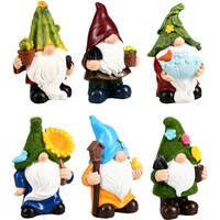 Fanciful Hand-Painted Garden Gnomes — Dollar Tree
