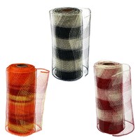 Crafter's Square Autumn Striped Decorative Mesh, 5-yd. Rolls — Dollar Tree (SKU 332479)